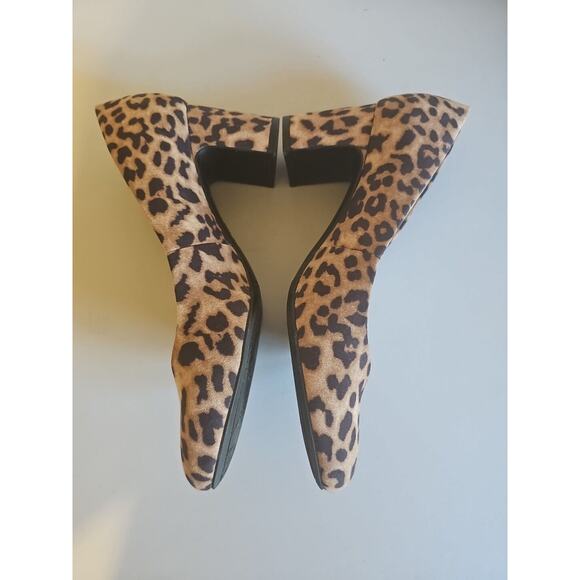 Life Stride Tylor Womens Size 8.5 Cushioned Footbed Slip-On Pumps‎ Leopard - Picture 10 of 13